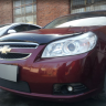 Защита радиатора "Standart" Chevrolet Epica (2006-2013) чёрная купить недорого с доставкой в Губкин