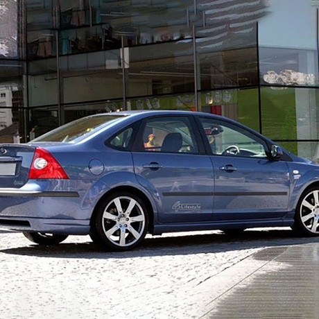 Накладки на пороги "MS" для Ford Focus 2 (2004-2011) купить недорого с доставкой в Губкин