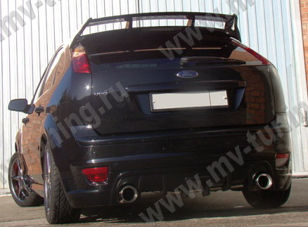 Спойлер неокрашенный (стоп-сигнал в к-т не входит) "RS" для Ford Focus 2 3-5D (2004-2011) купить недорого с доставкой в Губкин