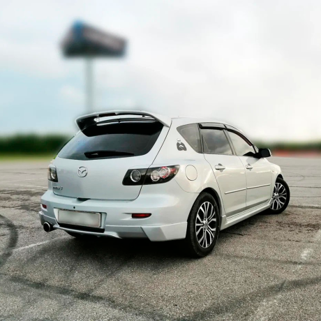Спойлер "Двух ногий, Mazda Speed" (под стоп) для Mazda 3, хэтчбэк (2003-2009) купить недорого с доставкой в Губкин