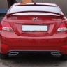 Спойлер высокий для Hyundai Solaris (2010-2016) купить недорого с доставкой в Губкин
