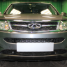 Защита радиатора "Standart" Chery Tiggo 5 (2014-2016) низ, чёрная купить недорого с доставкой в Губкин